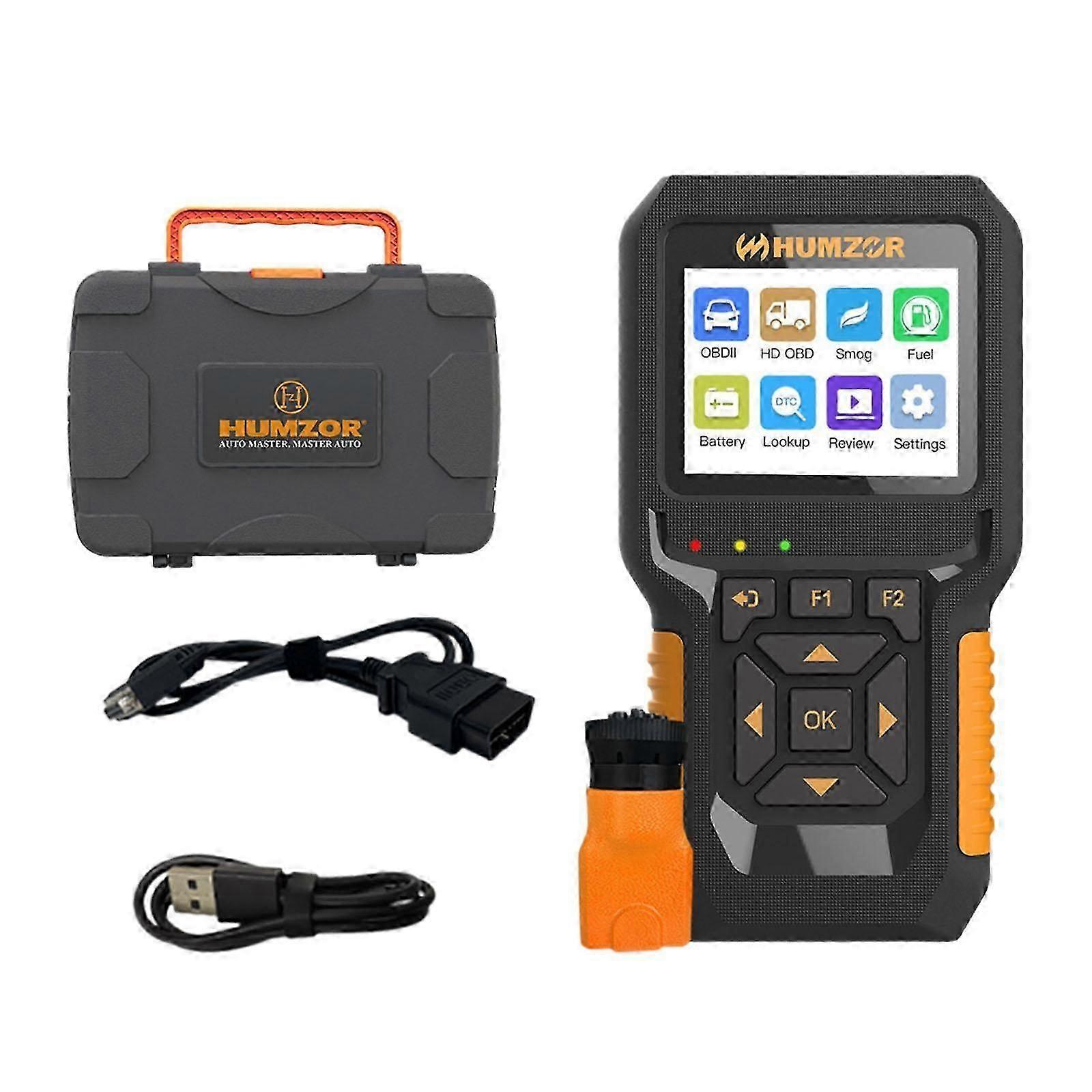 OBD2 Scanner Portable 12V-24V Handheld Car Engine Fault Code Reader