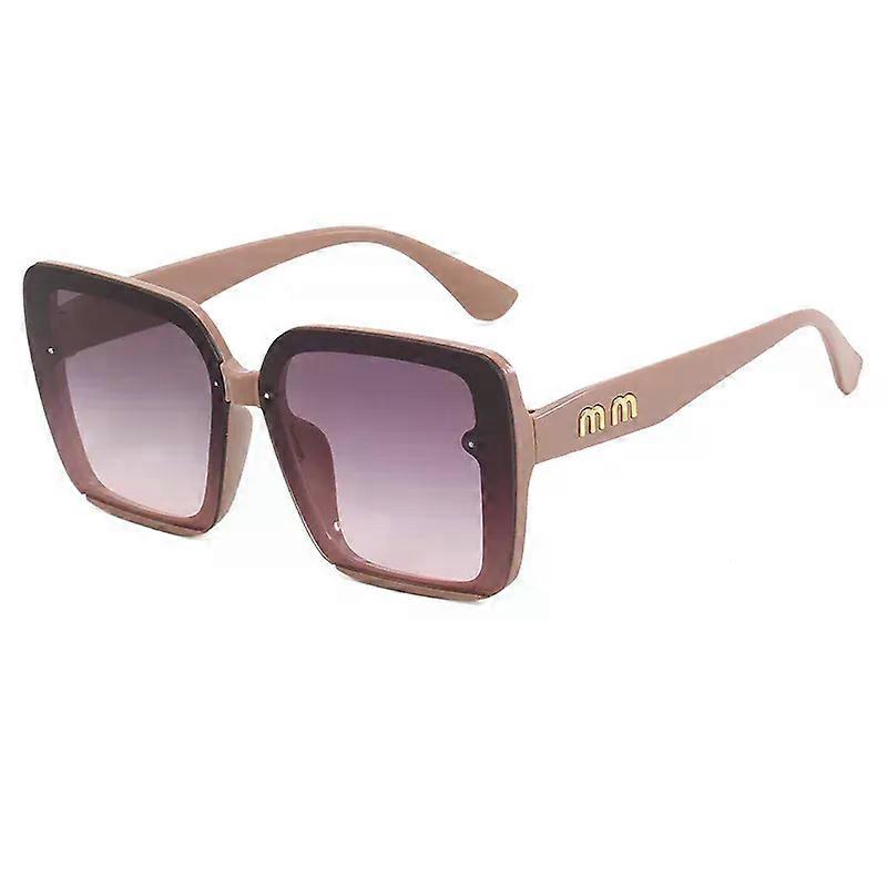 מסגרת גדולה משקפי שמש וינטג נשים גברים מותג משקפי שמש מרובעים משקפי רטרו משקפי ראייה עבור משקפי שמש עגולים זכר נקבה