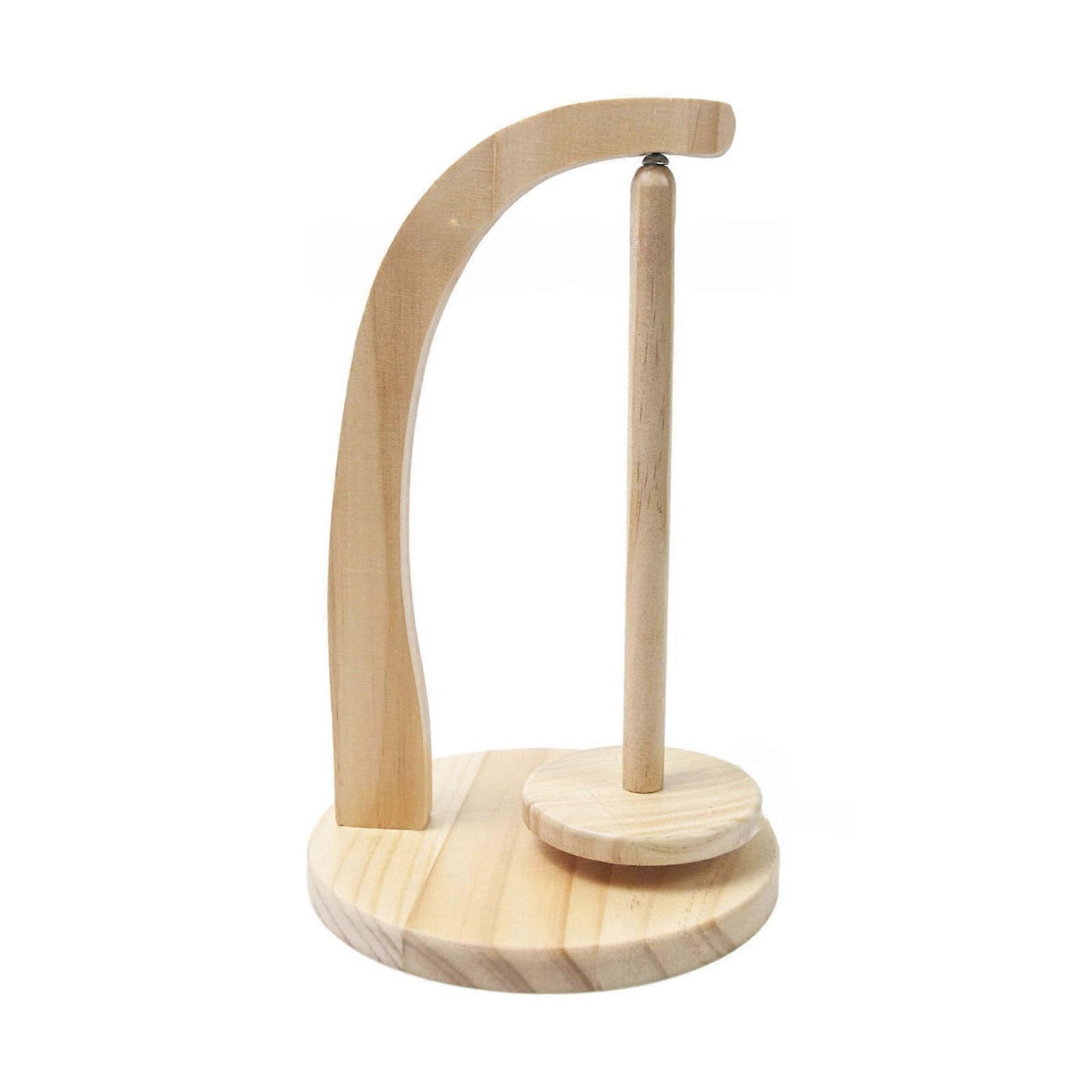 Magnetic Spinning Yarn and Thread Holder Spinning Yarn Dispenser Thread Spool Holder Stand with Twirling Mechanism log color