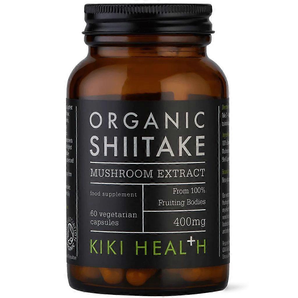 Kiki Health Organic Shiitake Mushroom Extract Vegicaps 60