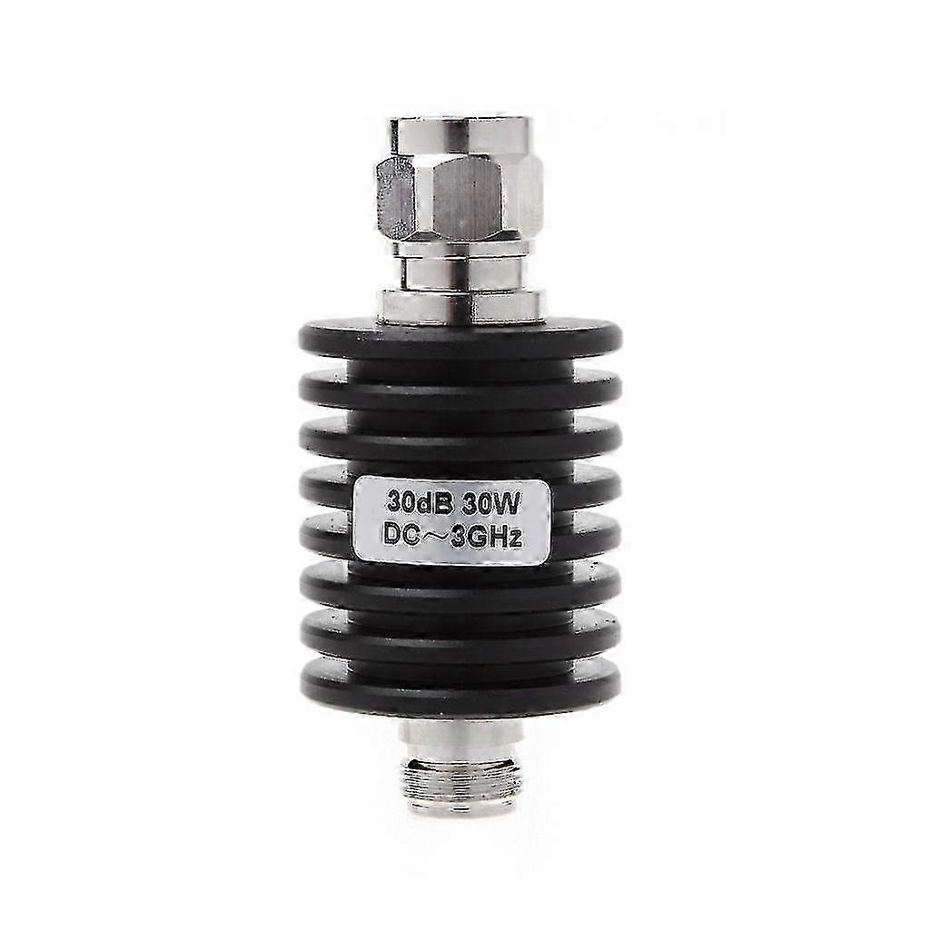 30w N Type Dc-3ghz Coaxial Fixed Attenuator Frequency 3ghz N Fixed Connectors
