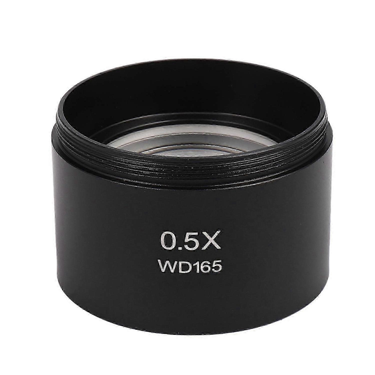 Wd165 0.5X Stereo Microscope Auxiliary Objective Lens Barlow Lens with 1-7/8 Inch(M48Mm)Mounting Th