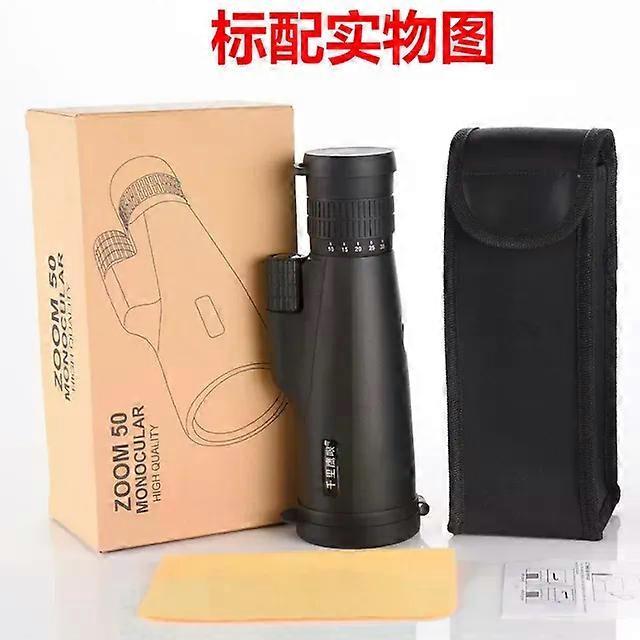 Outdoor Equipment 10-30x50 Powerful Monocular Longng Range Zoom Pocket Spotting Telescope Eyeglass BAK4 HD Handheld Optic