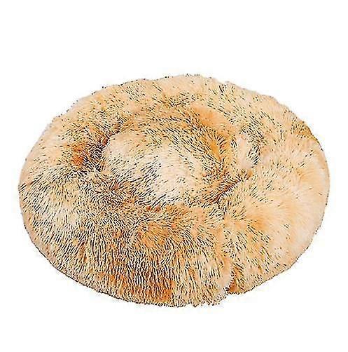 Sofa Cushion Cat Bed Round Pet Nest Plush Dog Bed 40cm)