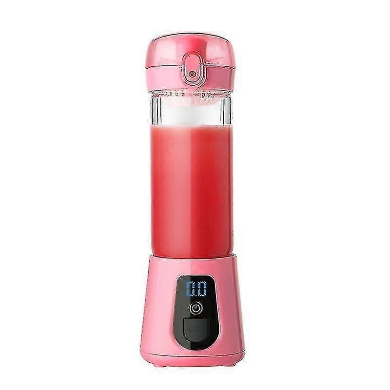 pinkPortable USB rechargeable home juice extractor