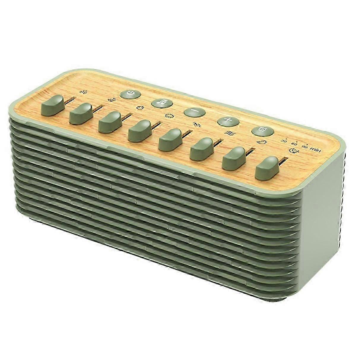 White Noise Sleep Sound Bluetooth Speaker Machine with 8 Nature Sound Mini Speaker Music Center Wire-FO SAHN