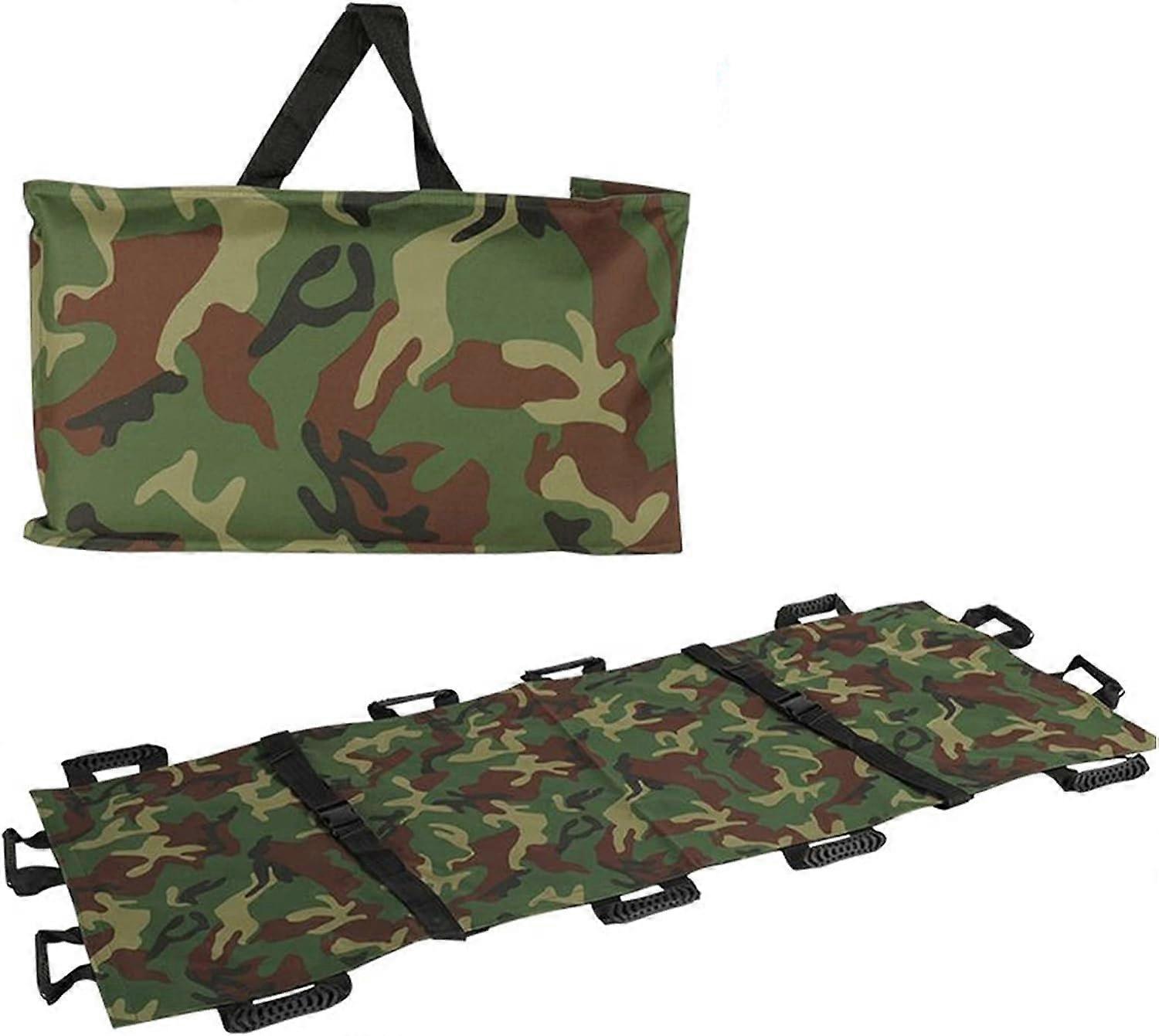 Foldable stretcher, portable, 12 handles, Oxford fabric, reinforced, soft