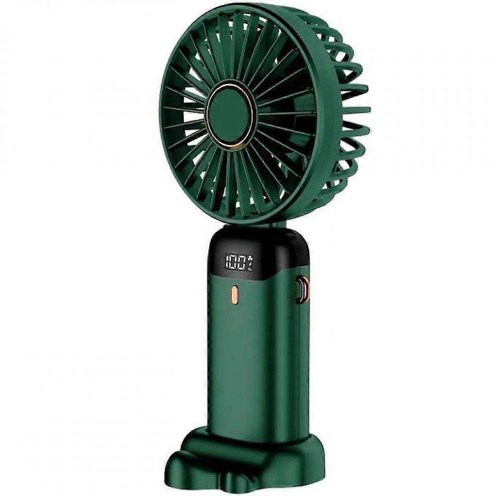 Fan - Dark Green - 3000 mAh (Aromatherapy tablets + base + lanyard)