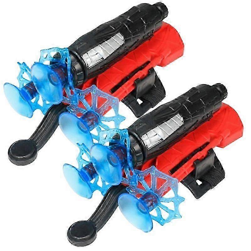 2pcs Launcher Toys Spiderman Costume Gloves Spider-man Web Shooter Dart Blaster Kids