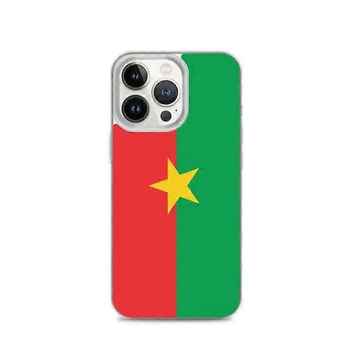 iPhone Case - Burkina Faso Flag - Vertical Model - Soft - Transparent Plastic - TPU