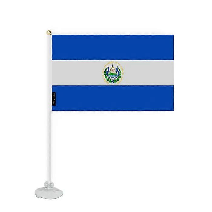 Flag - Salvador - Mini Suction Cup Flag - 14 x 21 cm - Polyester - Double-sided Print