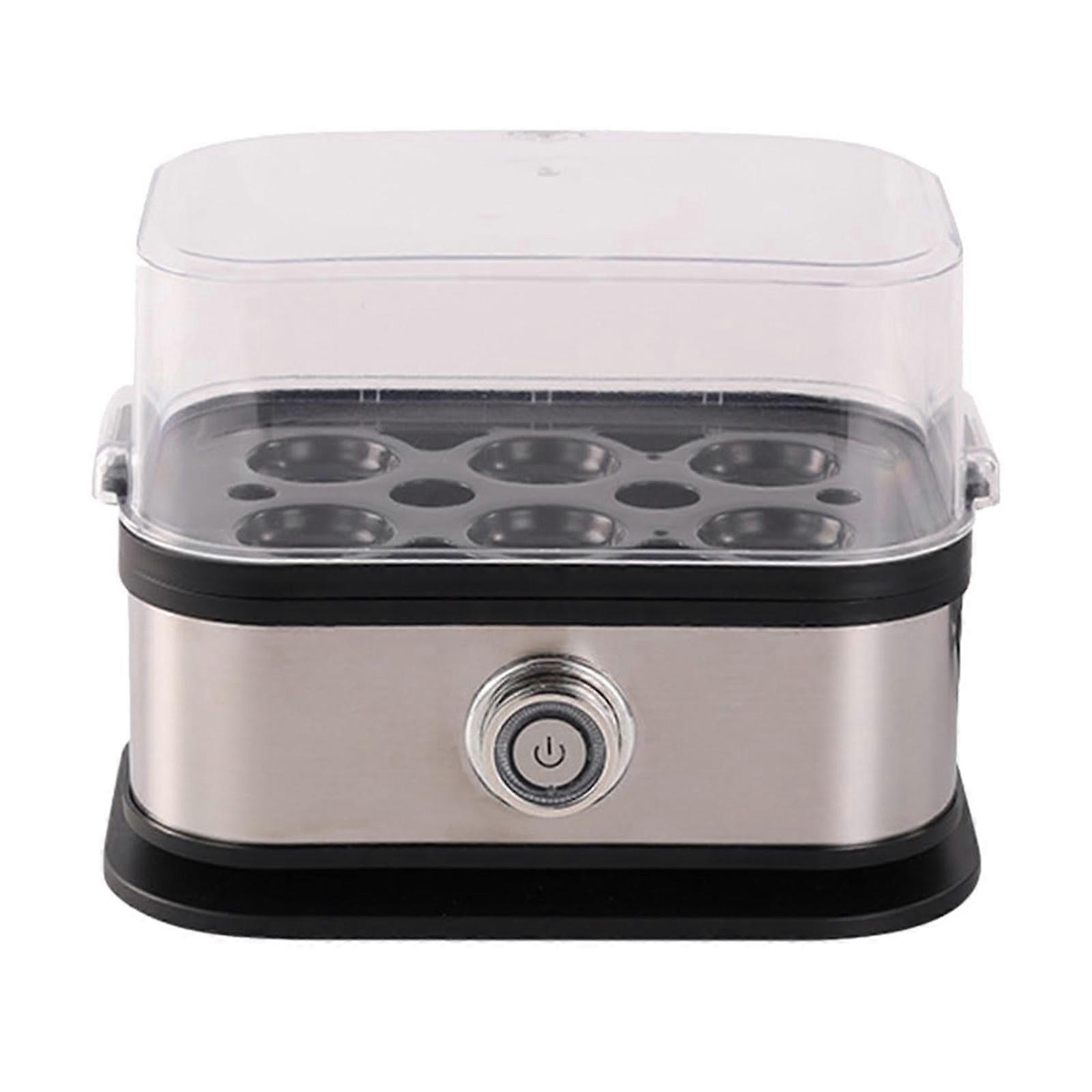 Space Saving Eggs Boiler 200W Automatic Cooker 6 Eggs Capacity Electric Steamer Multi Functional Kitchen Appliance