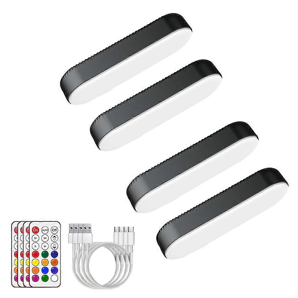 Remote Control Wireless Magnetic Atmosphere LED Car Reading Light Rechargeable Auto Night Light Interior Ceiling Lamp