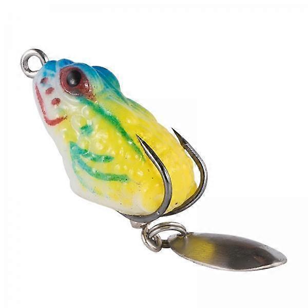 2-4pack Frog Lure Bass Bait Metal Sequin Swimbait Float on Water Lure for