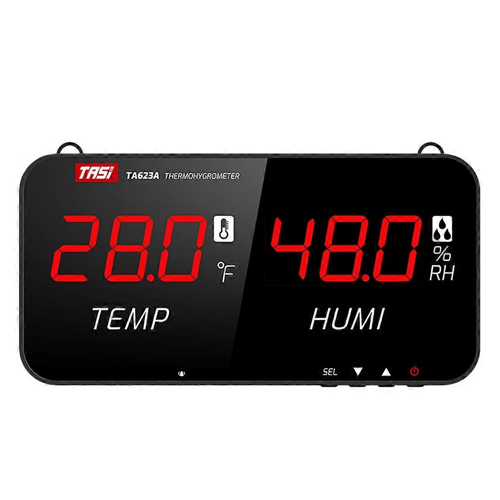 32x17cm Intelligent Hygrometer Termometer Temperatury Humidity Meter 13" LCD Digital Screen with High Low Alarm Function