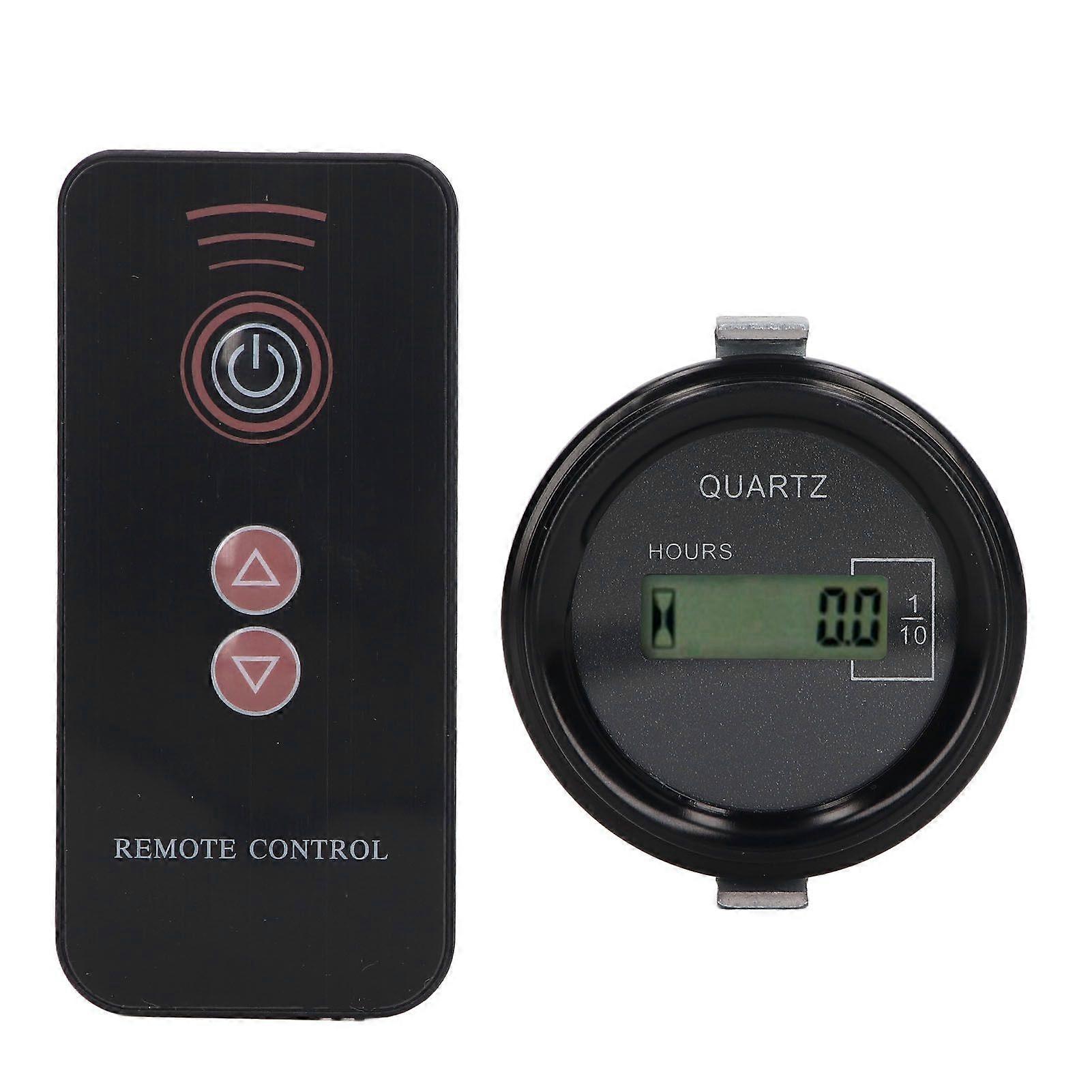 High quality  LCD electronic remote control timer 12V-36V tractor hour meter