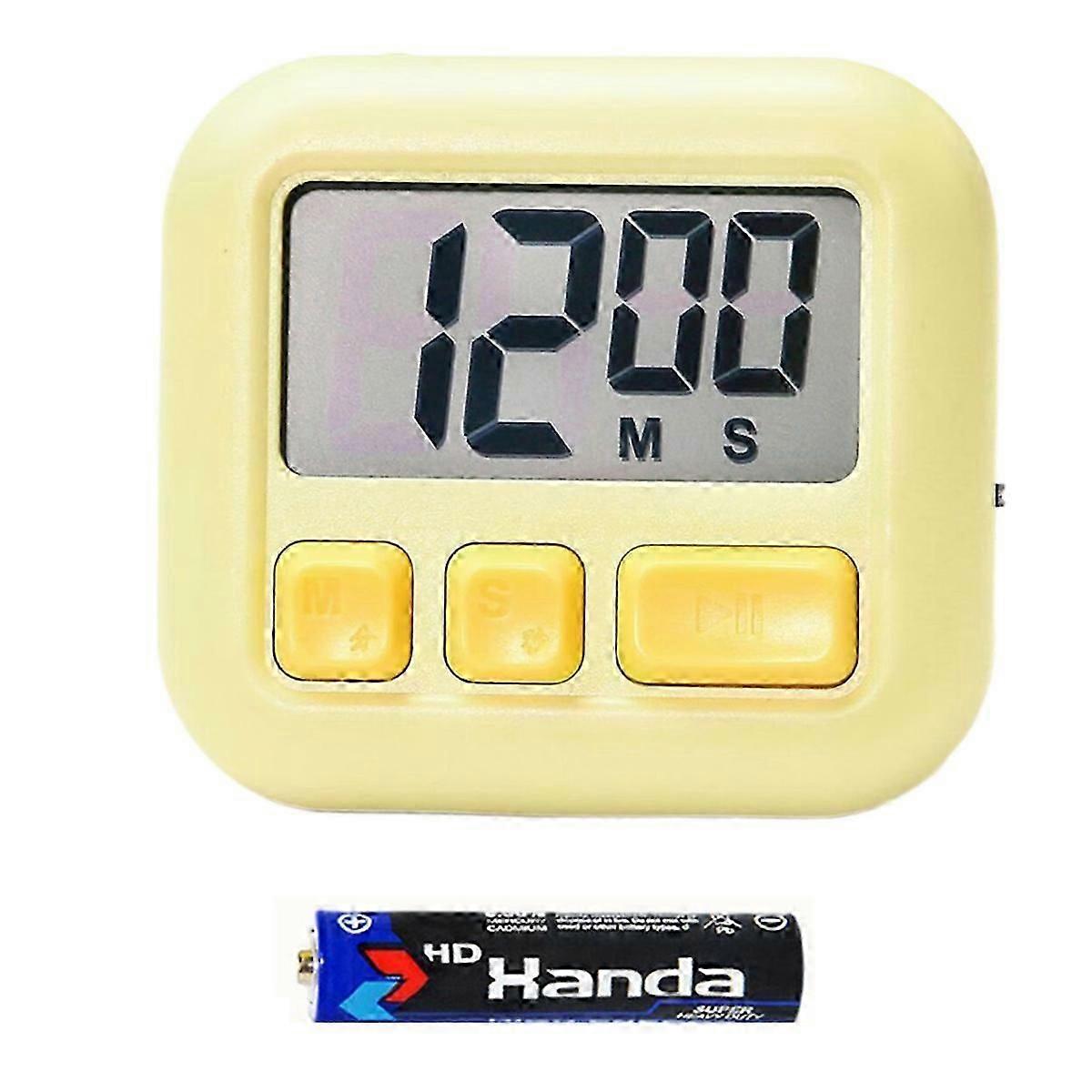 LCD Digital Kitchen Timer with Magnetic Electronic Tool for Cooking Countup Timing Cook Friendly Ala