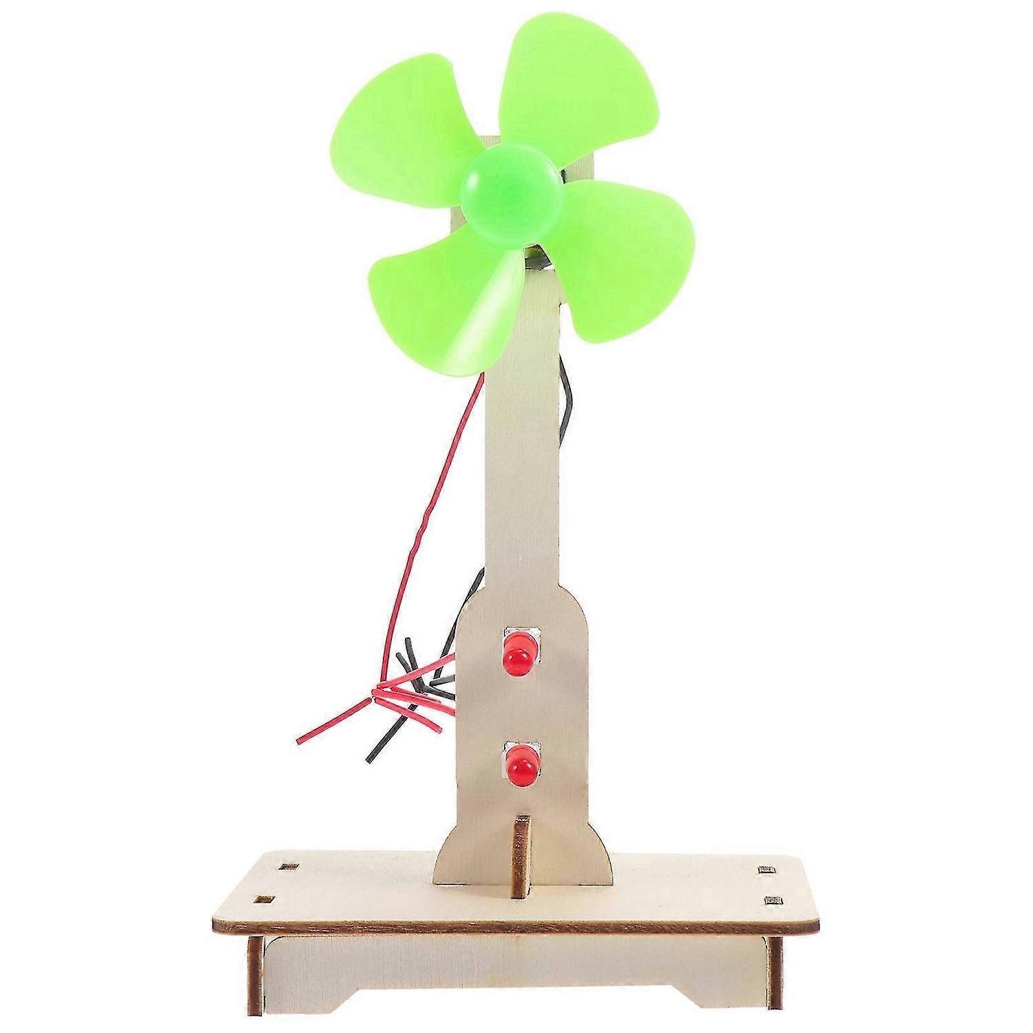 Engine Tools DIY Scientific Toy Wind Turbine Generator Kit Science Tools Cars Playset Hand- Made Gen