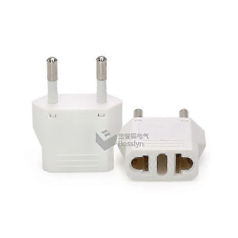 European Plug Adapter 6A Travel Plug Adapter Wall AC Power Plug Adapter EU Plug