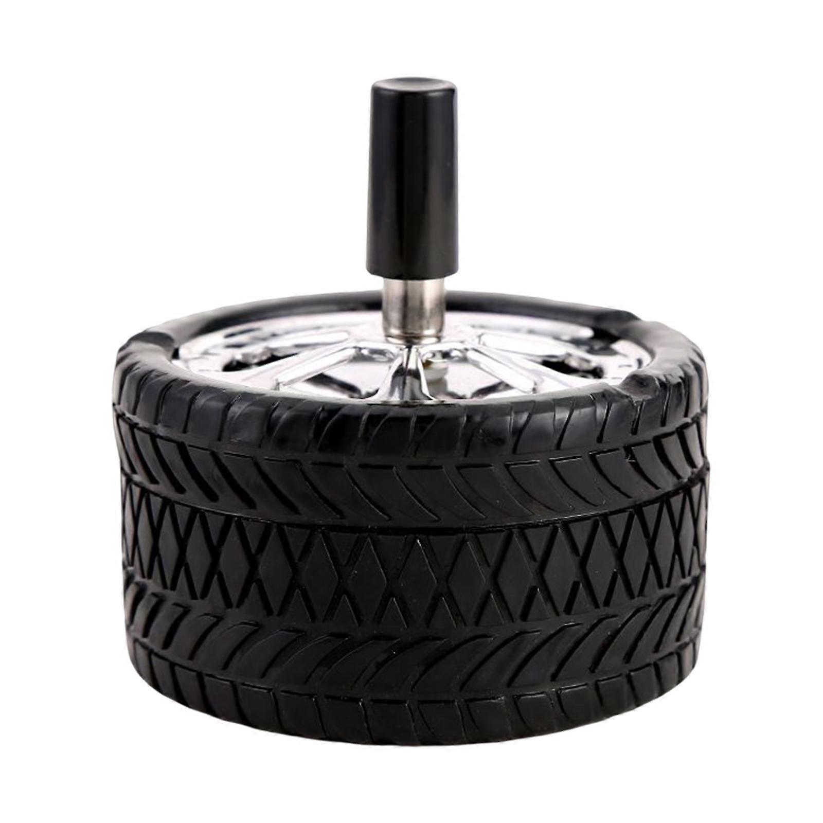 3.9" Push Down Ashtray Practical Smokeless Modern Home Office Tabletop