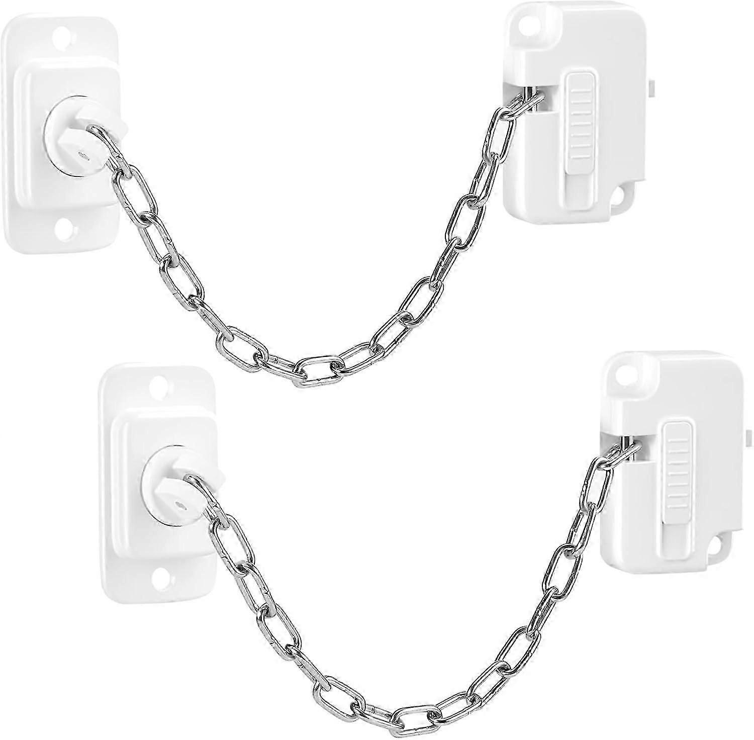 2 Pcs Child Safety Window Locks, Adjustable Child Window Protection Locks, Strong Adhesive Fridge Lock for Door Lock Cupboard Cabinet Drawer Washer