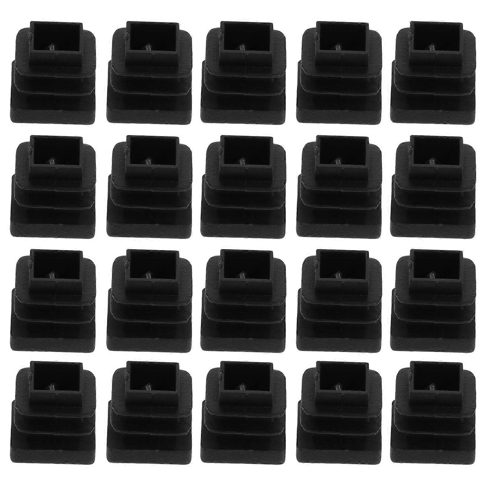Square Tubing End Plugs, Robust Protectors for Chairs and Tables