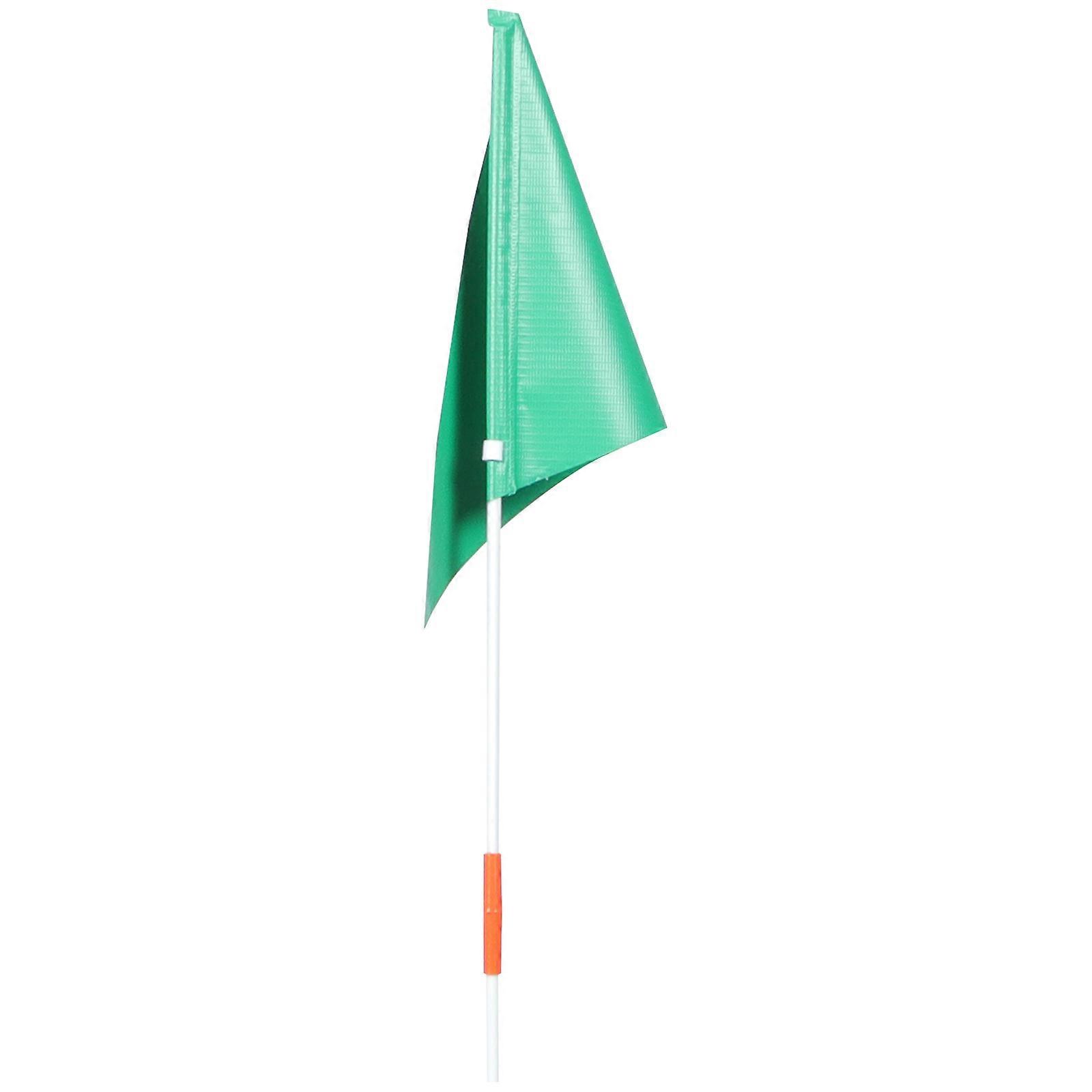 1 Set Professional Cycling Safety Flag with Fiberglass Pole for Bicycles, Trailers, and Scooters – Easy Installation