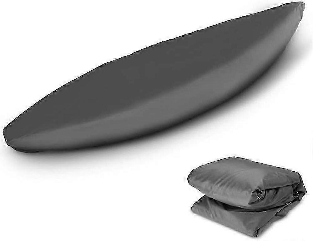 2025 Housse de kayak Housse de canoë de kayak Housse de protection extérieure imperméable à l’eau pour bateau Kayak Canoë Paddleboard (4.1-4.5m Noir)--
