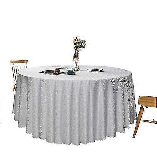 Round Tablecloth for Hotels and Restaurants, Perfect for Tea Tables and Weddings, Suitable for Large Circular Tables 2.2m