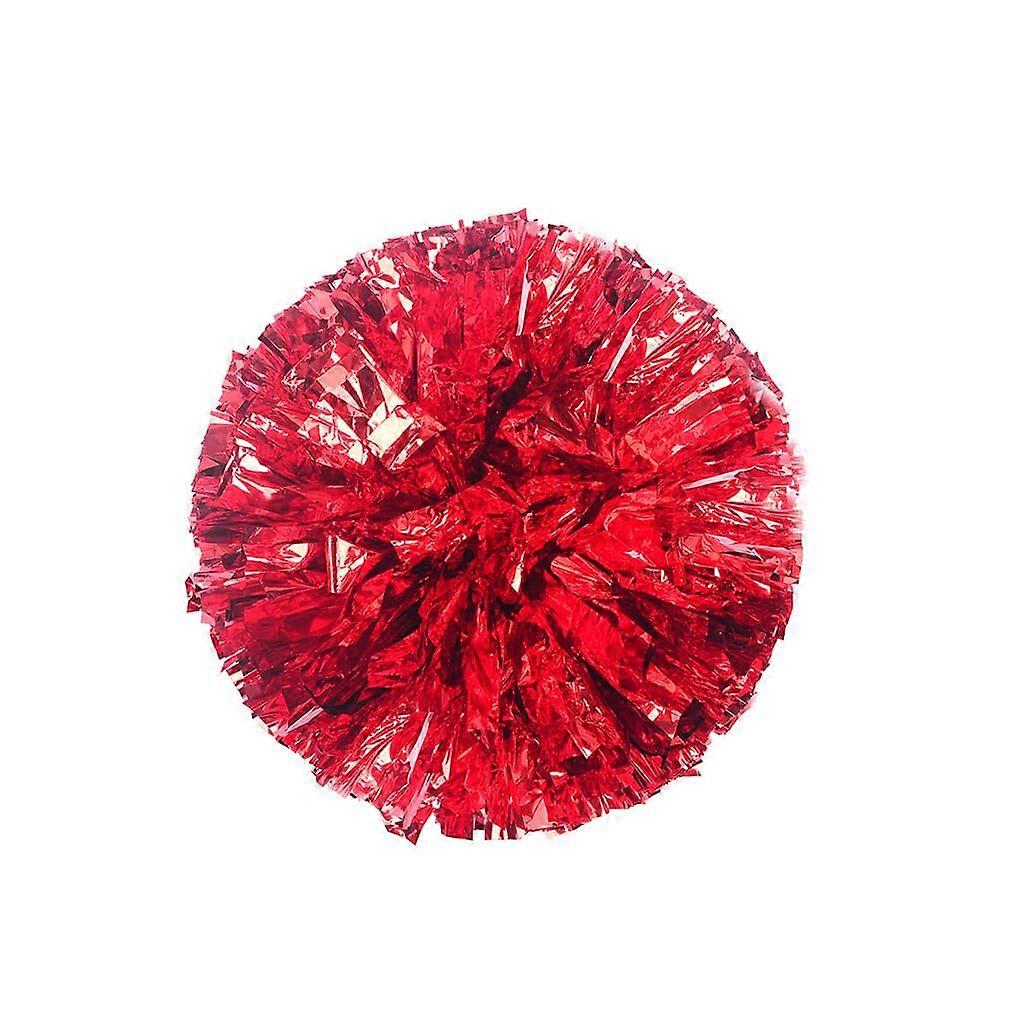 Pack of 2 Cheerleading Hand Ball Sports Competition Match Cheerleader Handheld Stadium Cheering Supply, Red
