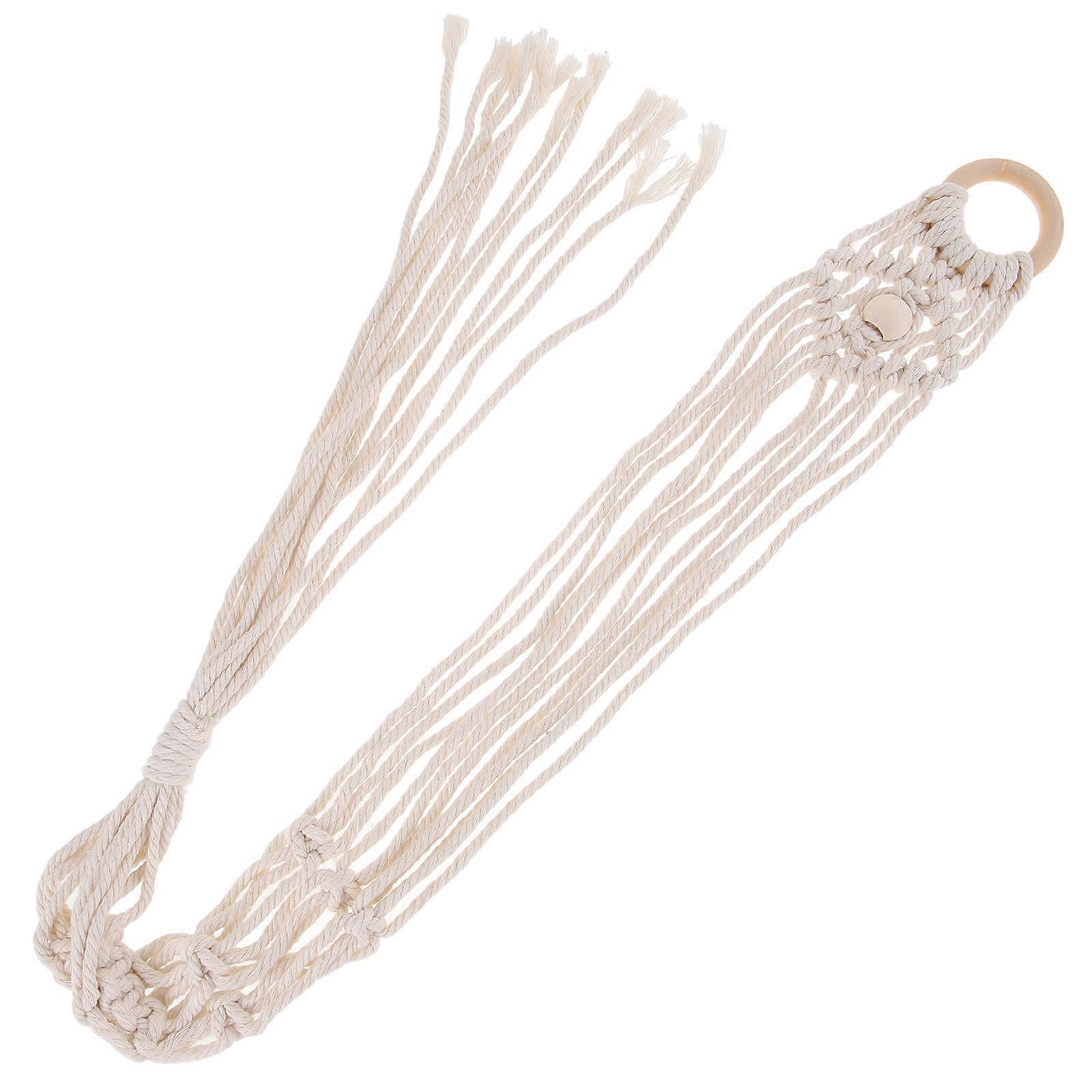 Macrame Guitar Wall Hanger Stylish Bohemian Holder for Acoustic & Electric Guitars Rustic Decorative Mount with Easy Installation