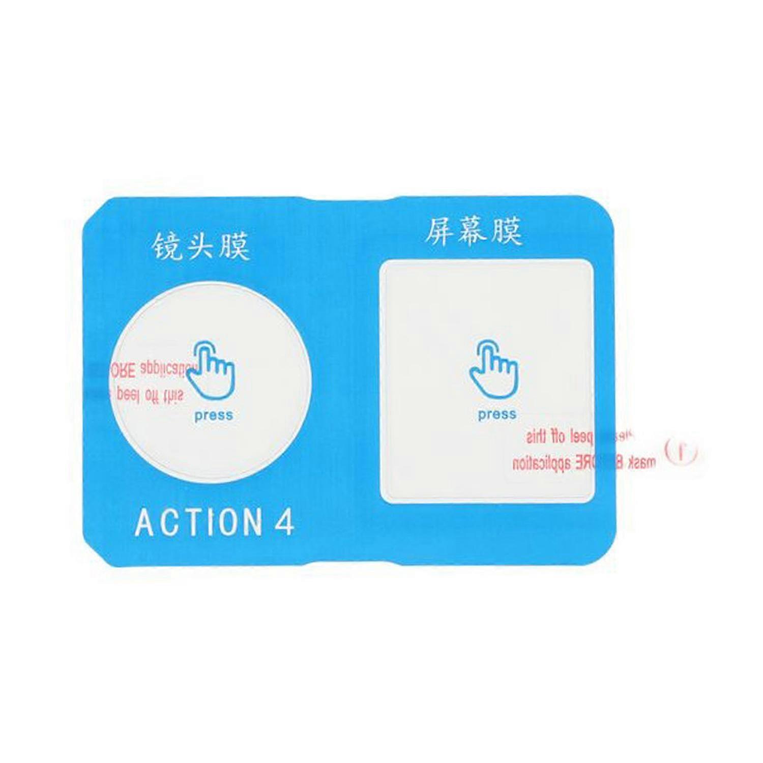 For DJI Osmo Action 4 Screen Protector Set Front/Rear Lens Crystal Clear Anti Drop Camera Film