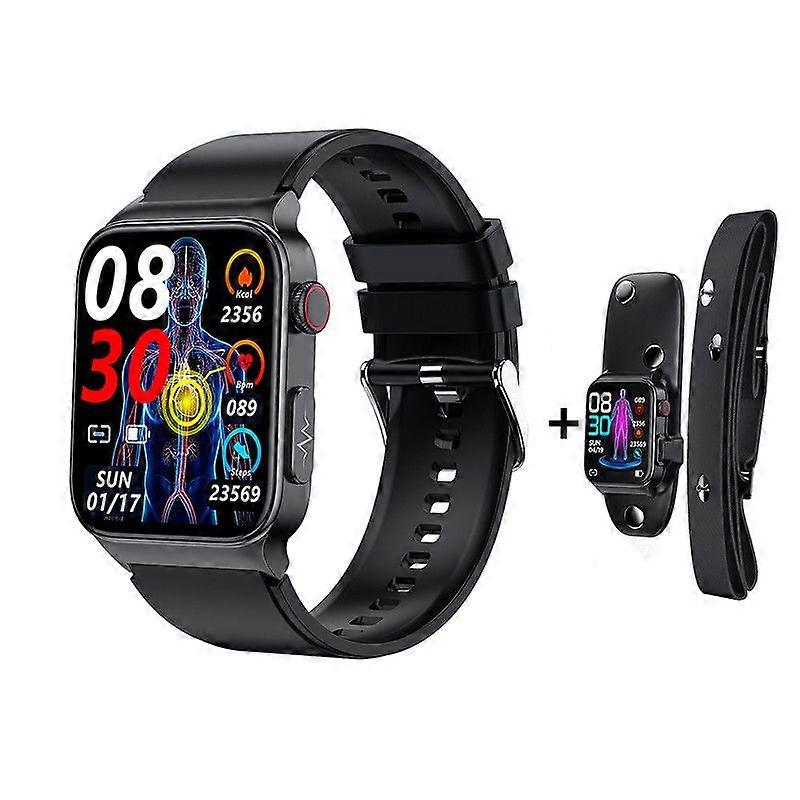 Smart watch, 1.92-inch large screen, multi-sport mode, suitable for Android and iPhone, Black