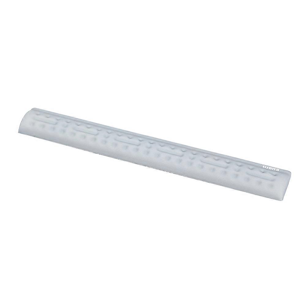 Practical Keyboard Wrist Rest Support Pad in Grey Memory Foam for Home Use One Piece
