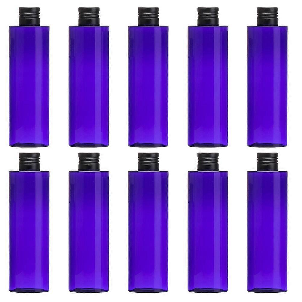 Cosmetics Empty Bottle Portable Storage Bottle Refillable For Travel Small and Light Size Design Blue 200ml 10Pcs