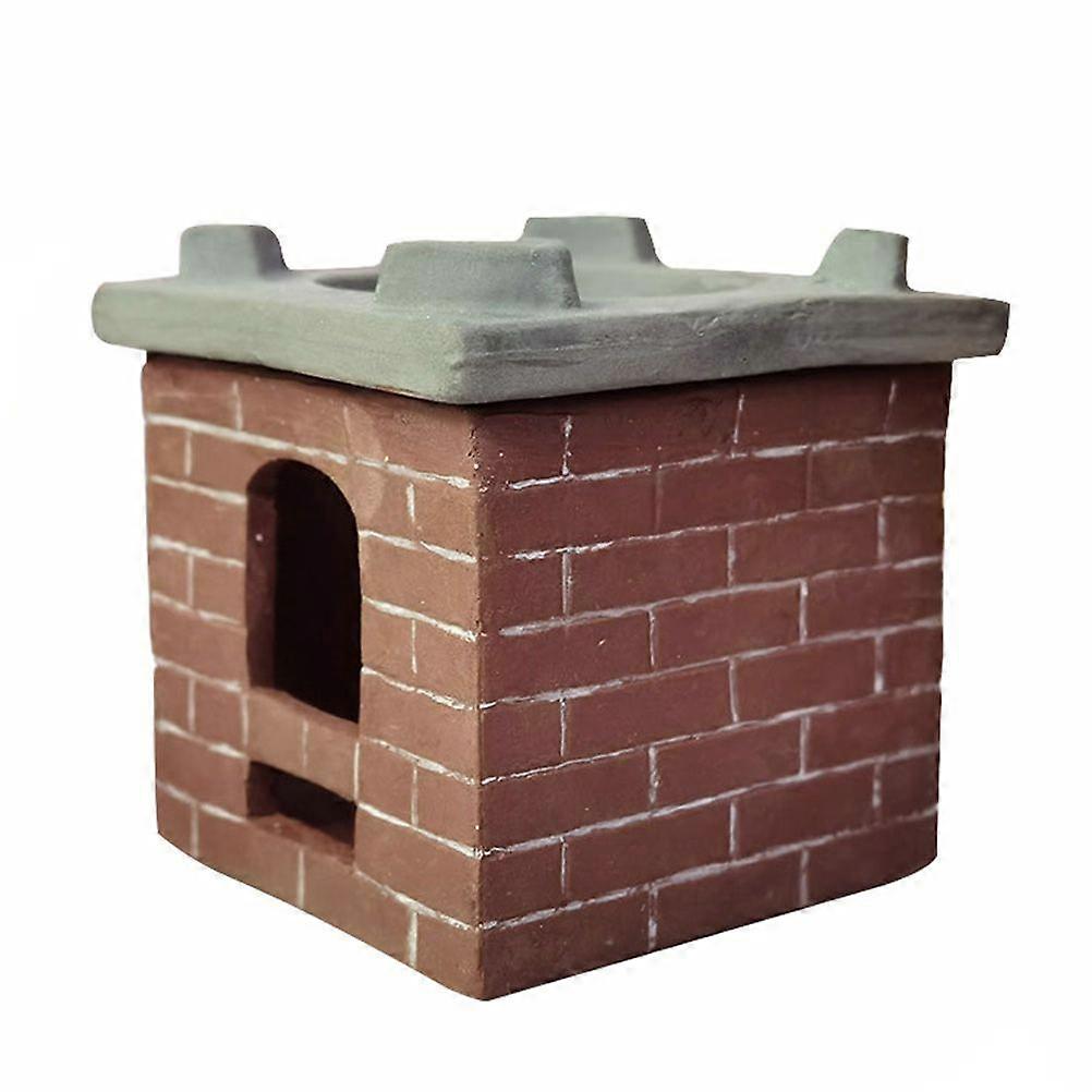 Mini Ceramic Cooking Bench Decor Simulation Doll House Kitchen Ornament (Random Style)