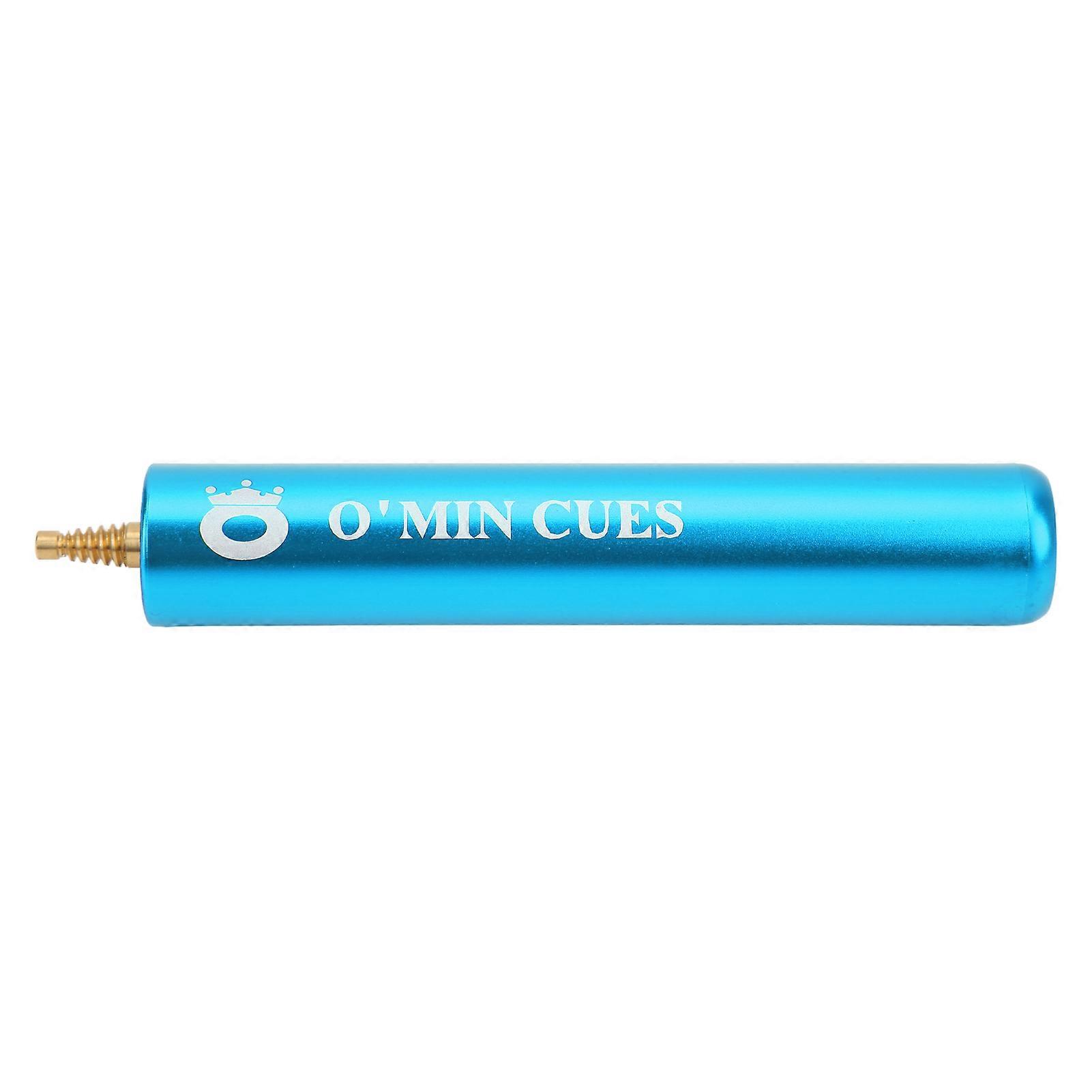 Aluminum Alloy Pool Billiard Cue Extension 6 Inch Snooker Cue Extender Billiard AccessoriesBlue