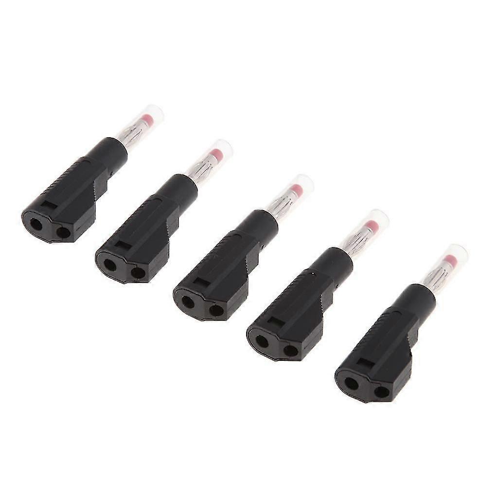 5Pieces 4mm Banana Plug for Test Probes Instrument Meter Connector red