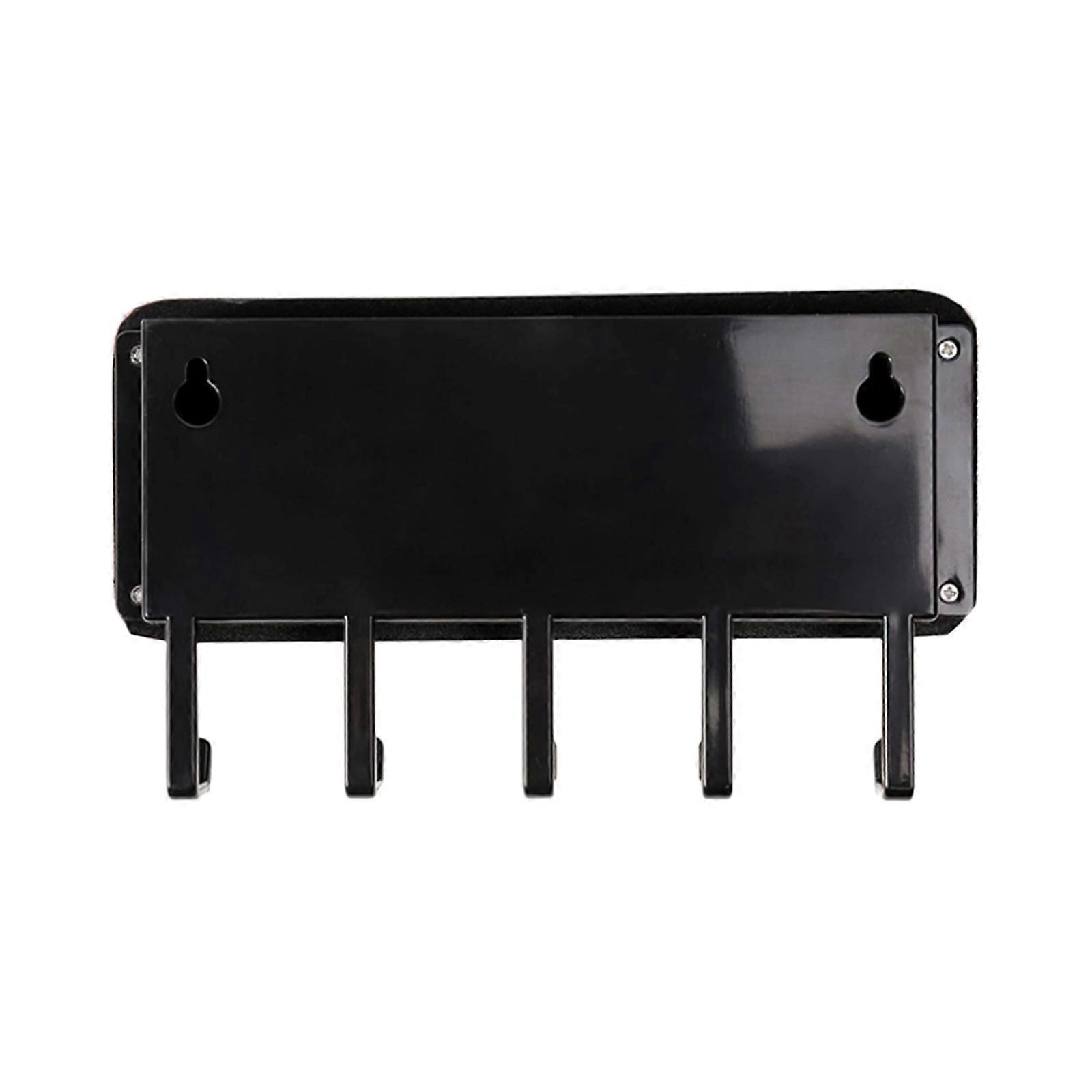 Key_Holder With Multi_Hook_Design, Space-Saving Wall Mounted Key Organizer For Modern Home Solutions