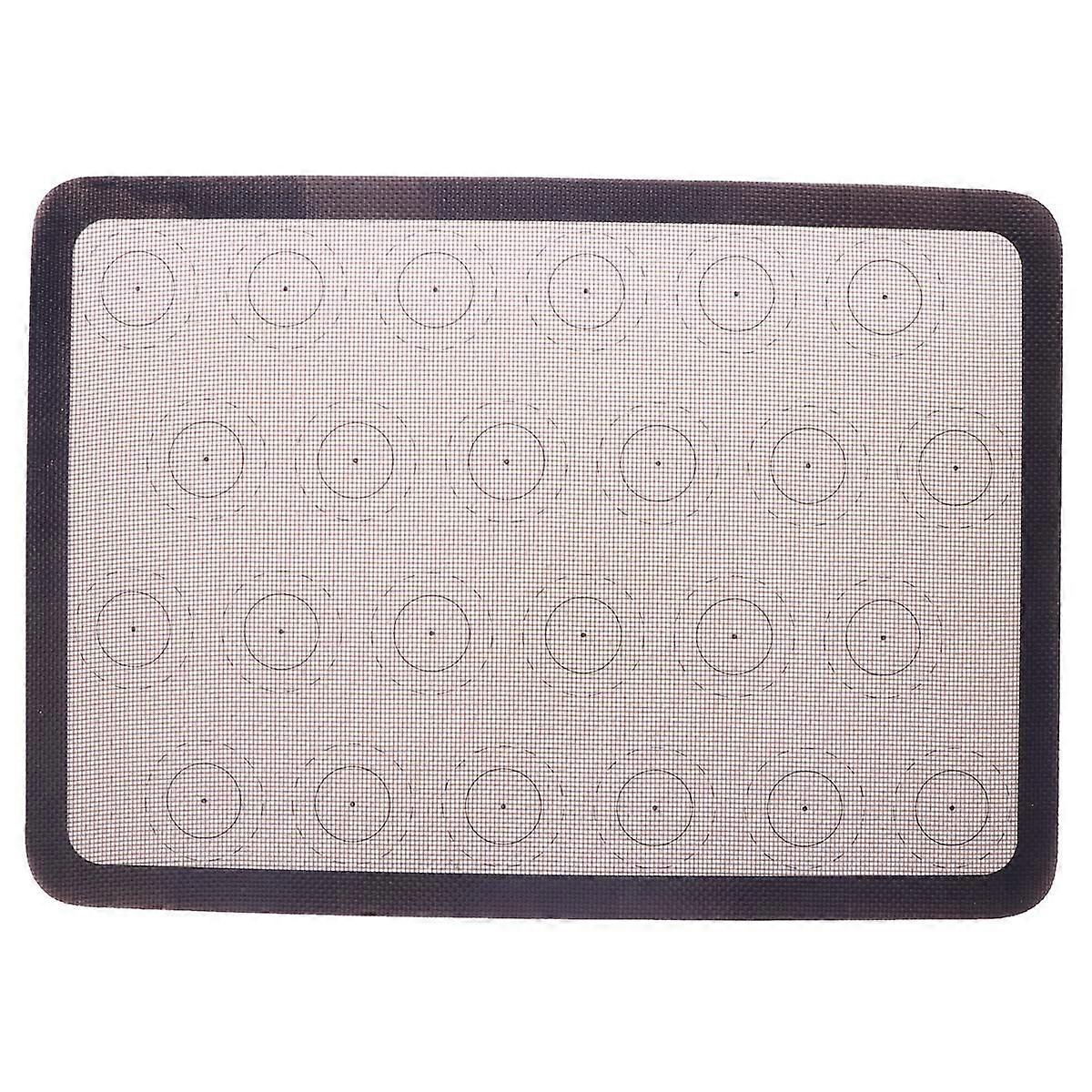 Baking Sheets Silicone Baking Mat Bakeware Oven Sheet Dough Pad for Cakes Pastry Gray 1Pcs