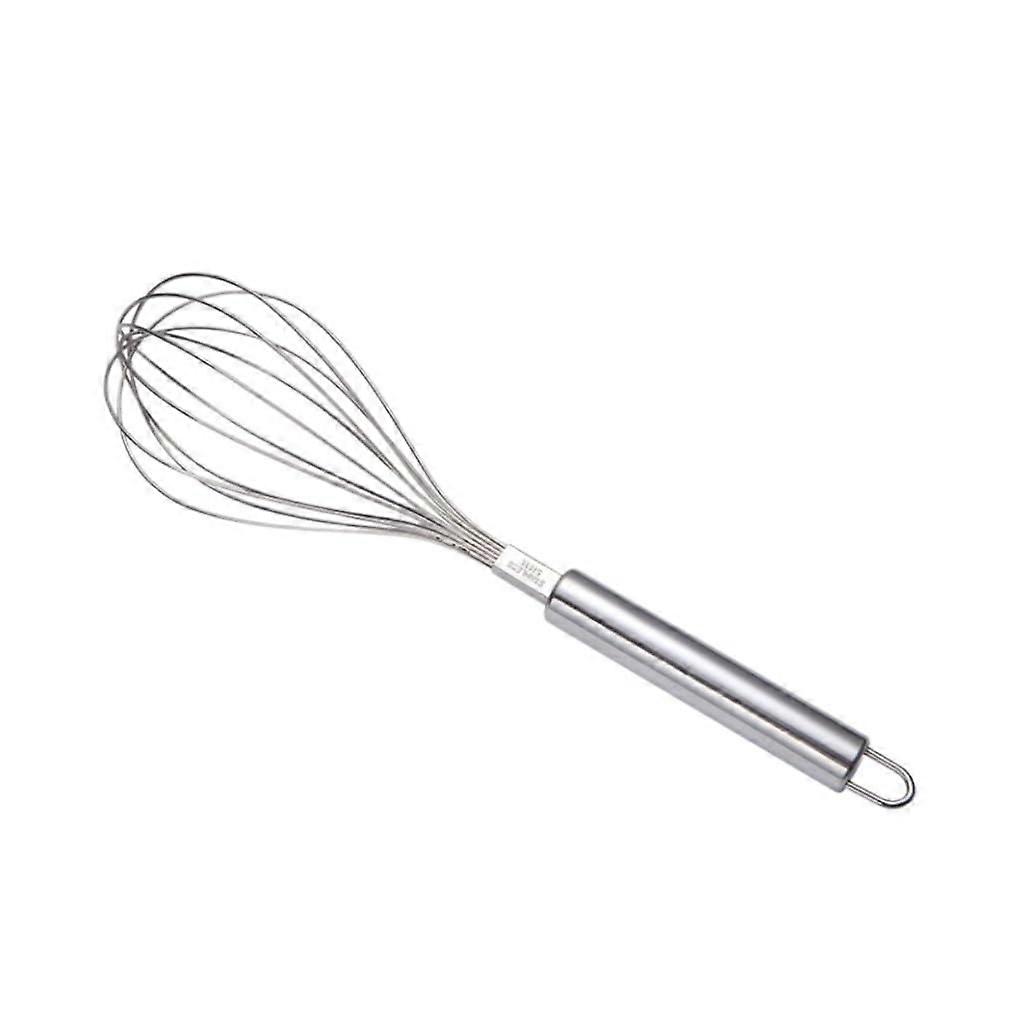 Stainless Steel Whisk Baking Utensils Manual Egg Beater, 7.4x28.5cm Mixer for Frothing Eggs, Milk, Cream, Flour
