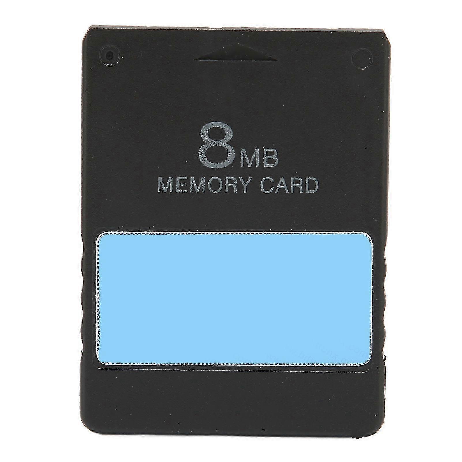 8M Memory Card V1.966 Plug and Play External Video Game Program Card for Compatible PlayStation 2