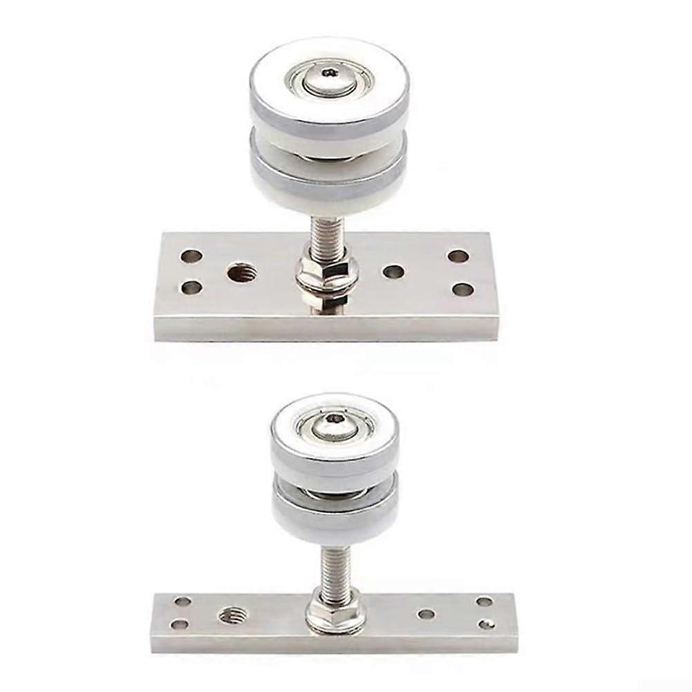 Integrated Quiet Nylon Pulley System for Effortless Wooden Door Functionality - Size M, Durable and Smooth Operation