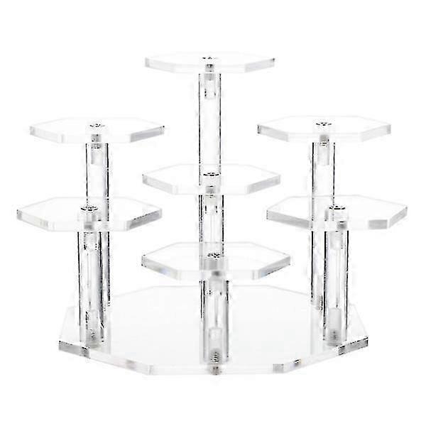 Multi-layer Acrylic Display Rack for Home Model Showcasing