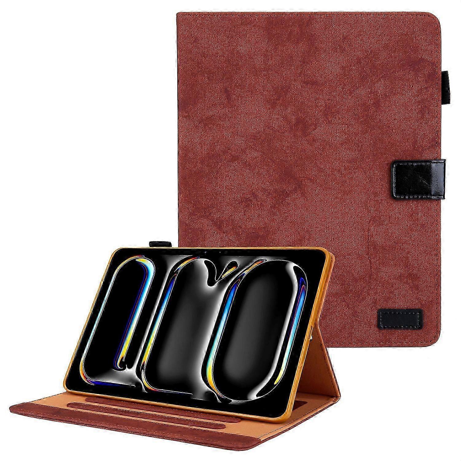 Case for 11-inch Tablet with Cloth Texture PU Leather Cover and Auto Wake/Sleep Feature