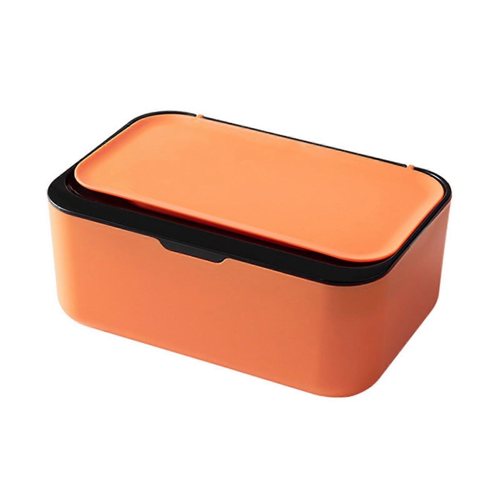 Cosmetic Tissue Box with Lid Wet Tissue Holder Paper Storage Box (Color: Random)