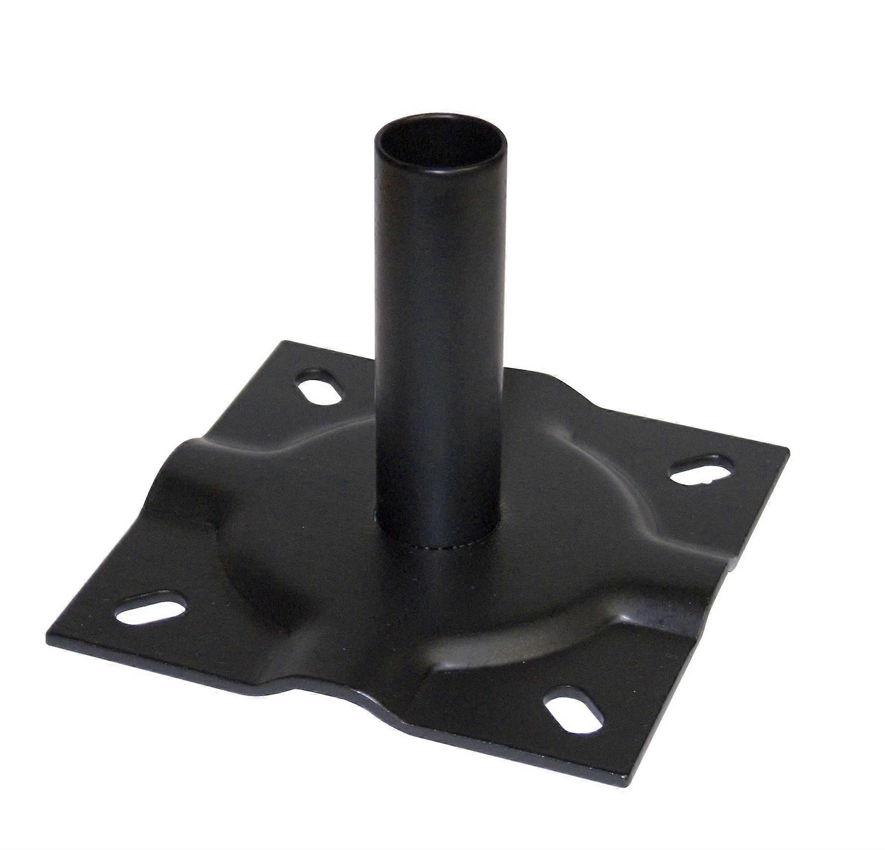 Panacea Fence Surface Mount Bracket Black