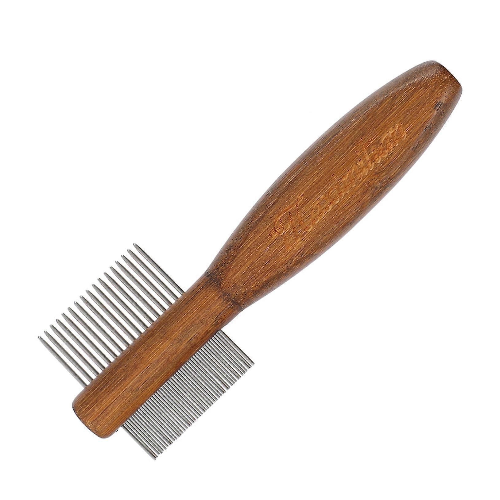 Pet Grooming Tool Double-Sided Pet Hair Remover Comb for Effective Cat and Dog Fur Care, Removes Loose Hair and Tangles