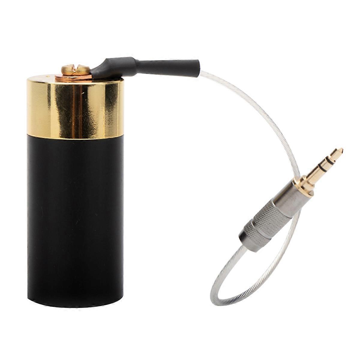 Ground Loop Noise Isolator GND Anti-Interference Electronic Black Cave Speaker Grounding Wire Power