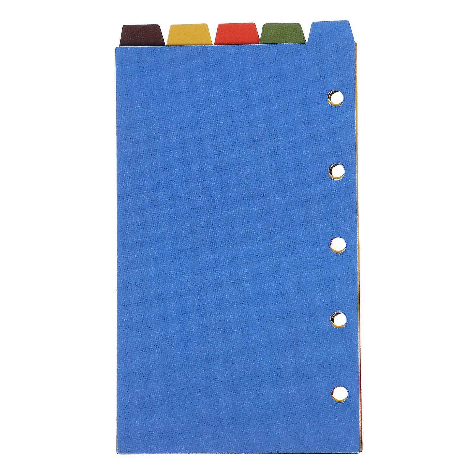 Notepad Divider Tabs Loose-Leaf Binder Classification Tabs Professionals Office Use Rectangular 2 Sets
